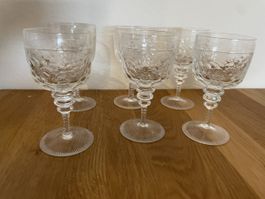 Kristallglas Rotweingläser 6 Stück