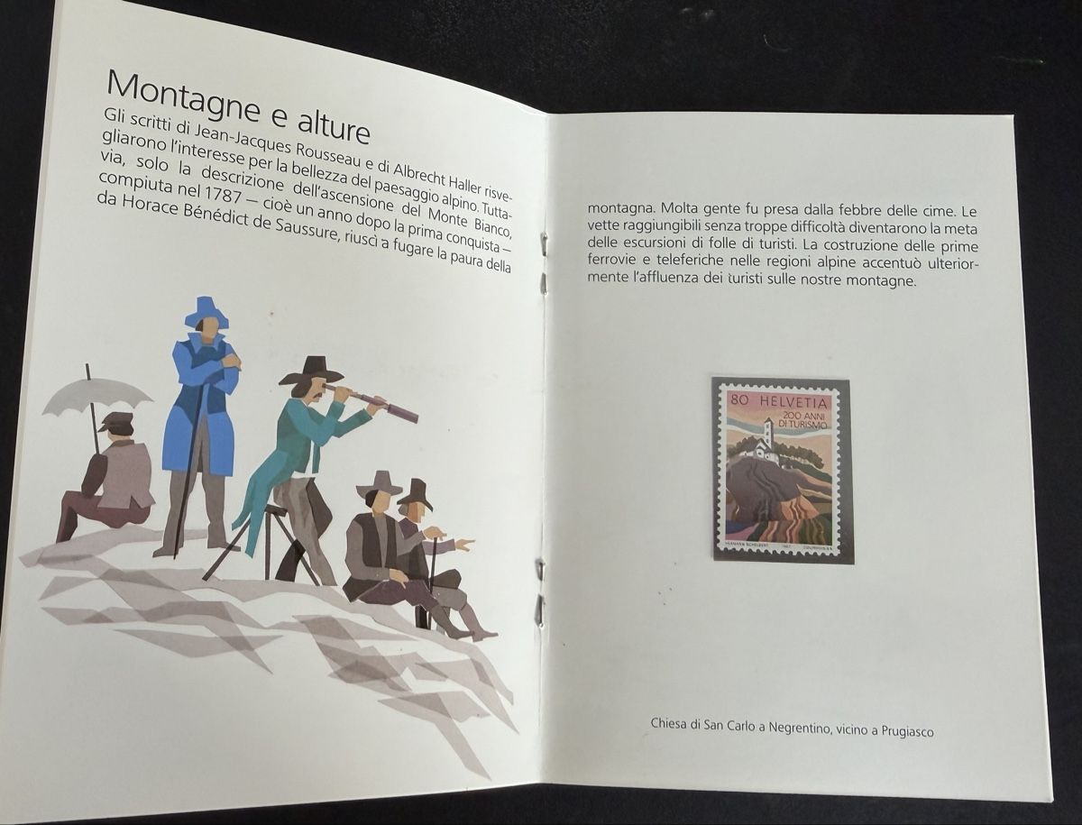 Tutti i francobolli: PTT Souvenir 200 Jahre Tourismus Version I und E postfrisch – Nuovo (secondo la descrizione) da Hölstein venduto da luc_lx8k 4