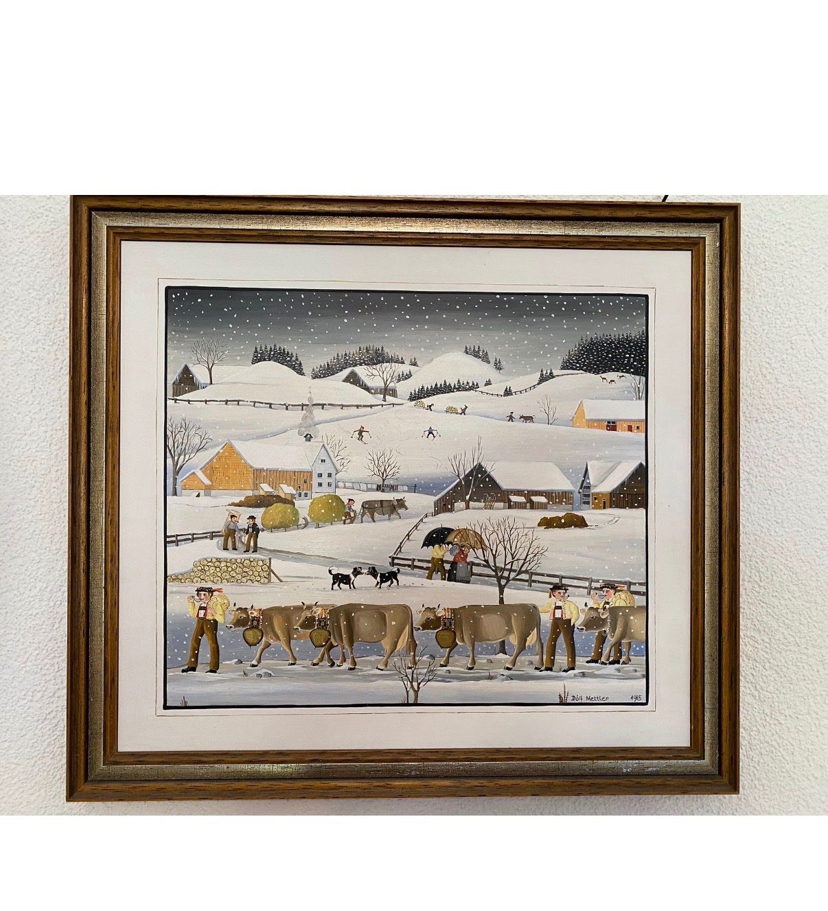 Dipinti: Appenzeller Winterbild – Usato da Eichberg venduto da Peter0231