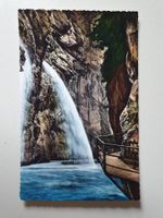 alte Postkarte der Aareschlucht
