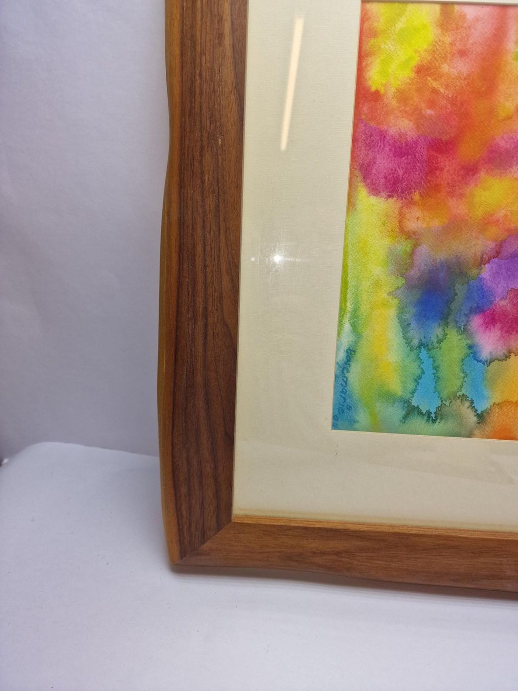 Cadres de tableaux: Schöner Echtholz Bilderrahmen mit Glas – D'occasion à Eschenbach SG par Hoerbys 2
