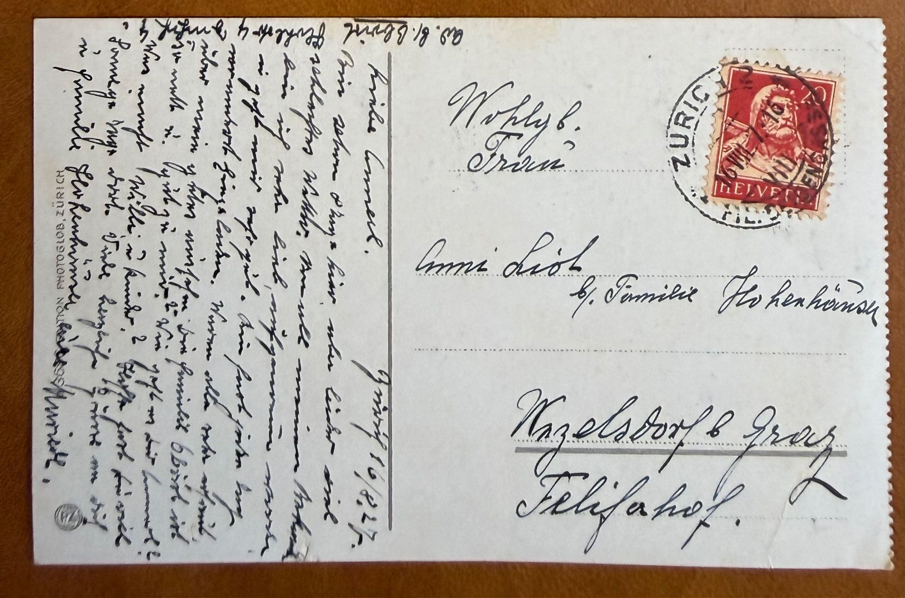Cartes postales: Zürich - Boat  1916 – D'occasion à Lutry par Ediego 1