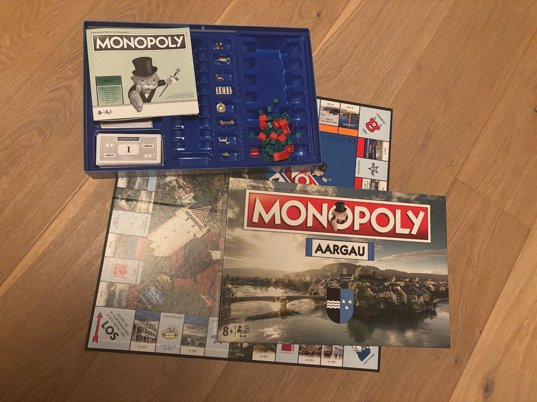 Hasbro Giochi: Monopoly Kanton Aargau - wie neu – Nuovo (secondo la descrizione) da Niederlenz venduto da nathanJF 1