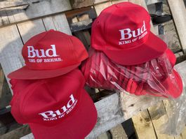24 BUD / BUDWEISER Cap, Vintage Style, wie neu, Top Zustand!