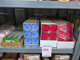 519 Posten Kerzen aus Liquidation