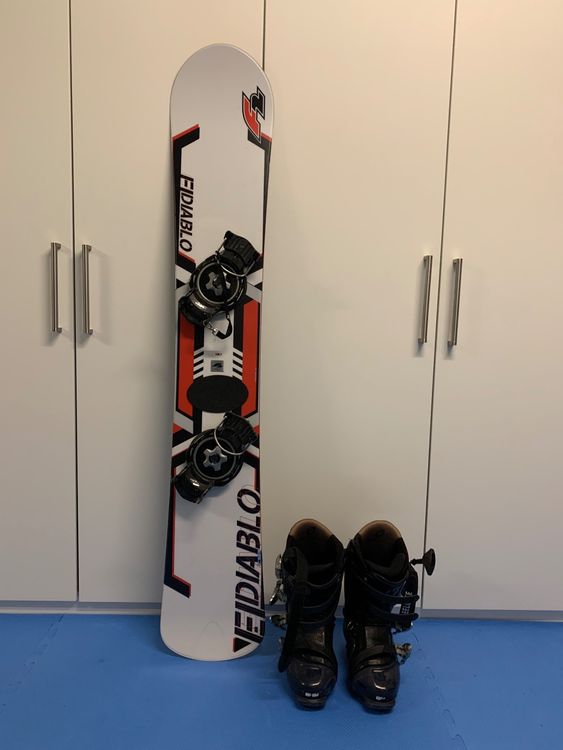 Snowboard F2 El Diablo 161 inkl. StepinBindung und Schuhe Kaufen auf Ricardo