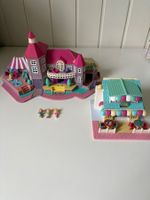 2 maisons Polly Pocket avec personnages