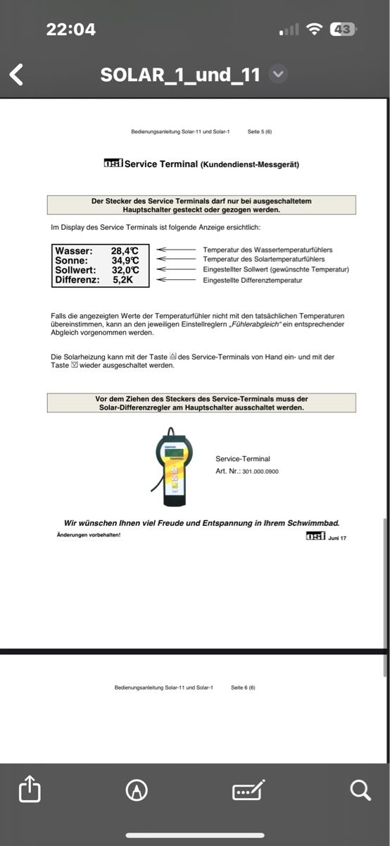 Sistema di controllo: POOL Solar Differenzregler OSF Solar-11 – Usato da Seltisberg venduto da fam_g7bq 5