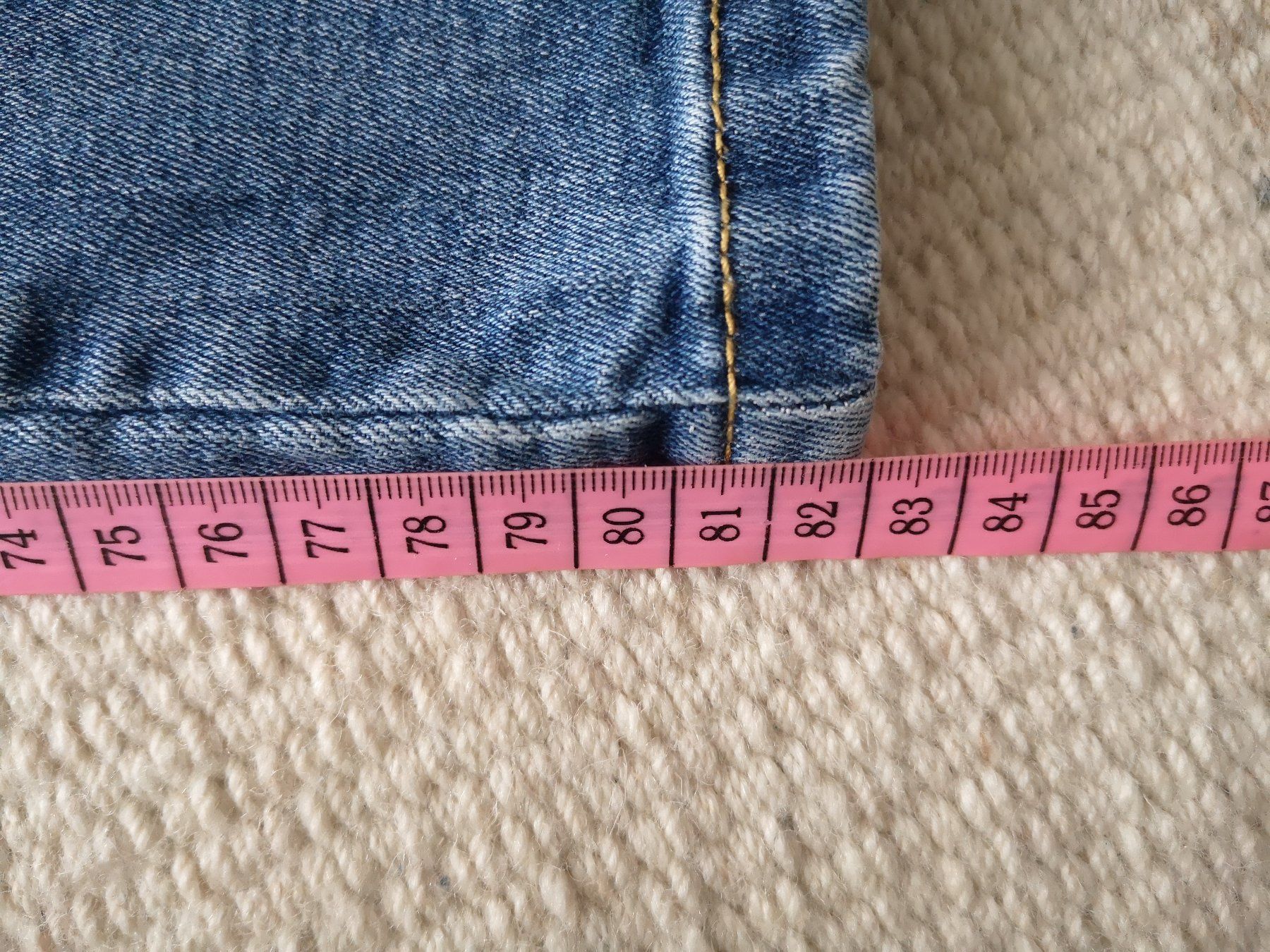 Jeans: Jeans Culotte 99% Baumwolle Gr. 36 blau – Nuovo (secondo la descrizione) da Münsingen venduto da Nik_und_Kat 5