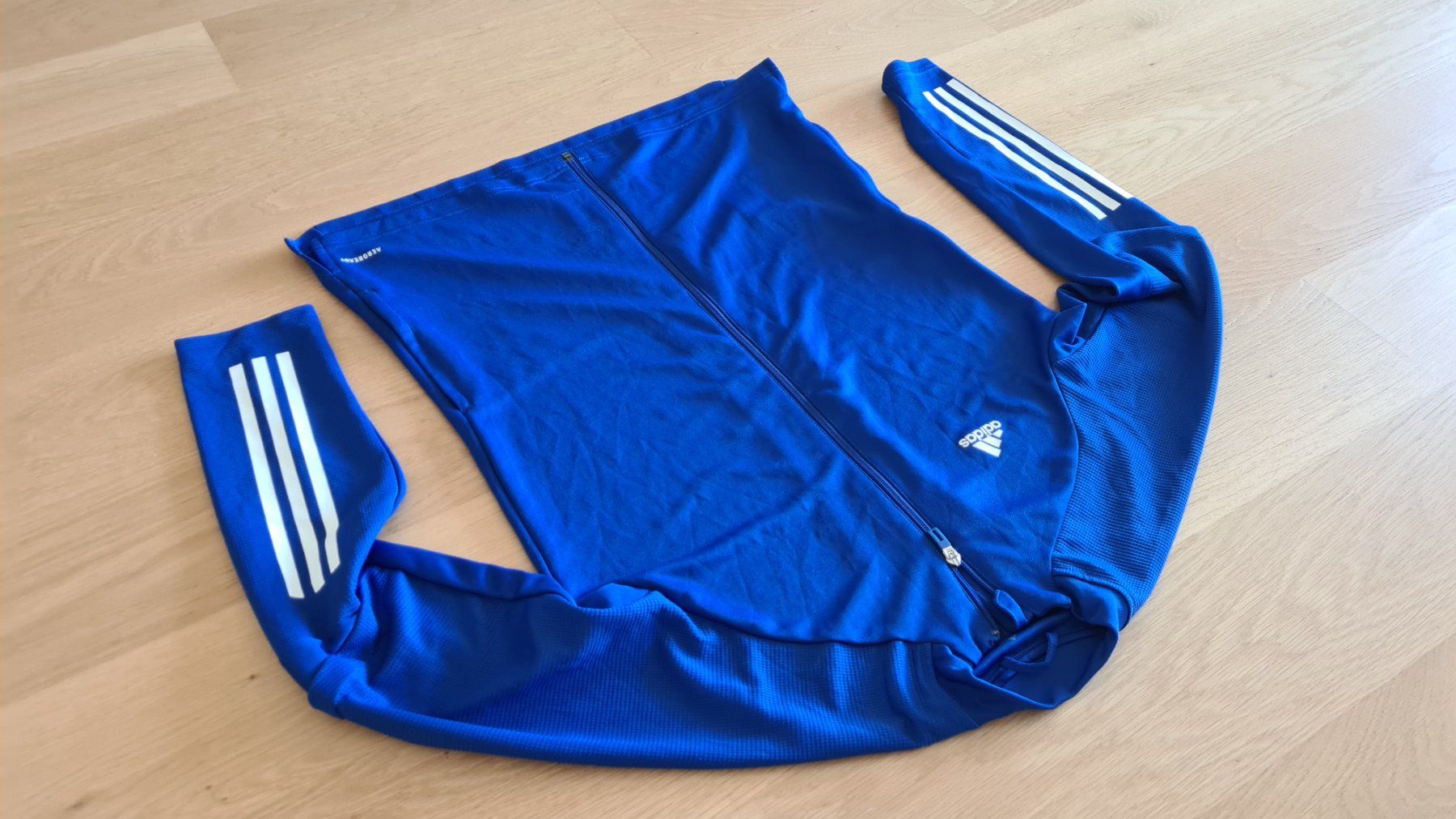 Adidas Giacche: Adidas Aeroready Trainingsjacke/ L blau – Usato da Winterthur venduto da stufaphi 1
