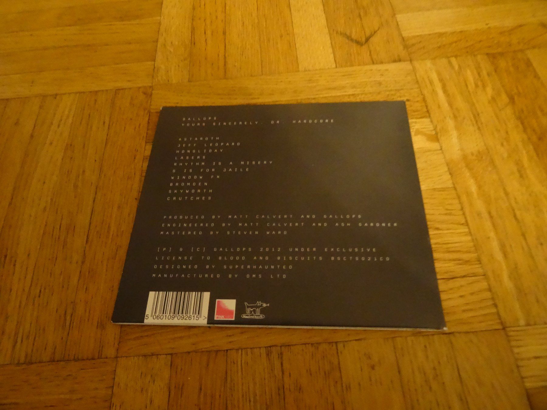 CD: Gallops - Yours Sincerely, Dr Hardcore (CD) – Usato da Olten venduto da Disc-Ausverkauf 1