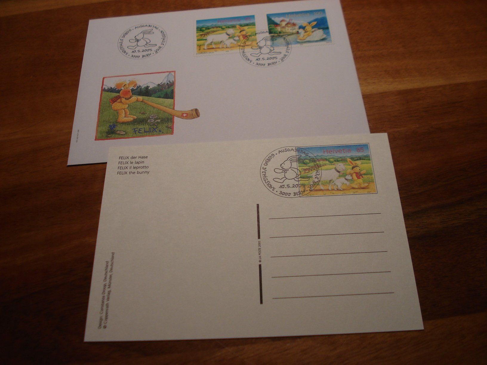 Alle Briefmarken: Unspunnen, 2005, FDC + Maximumkarte – Gebraucht aus Niederwil AG von morostahu 1