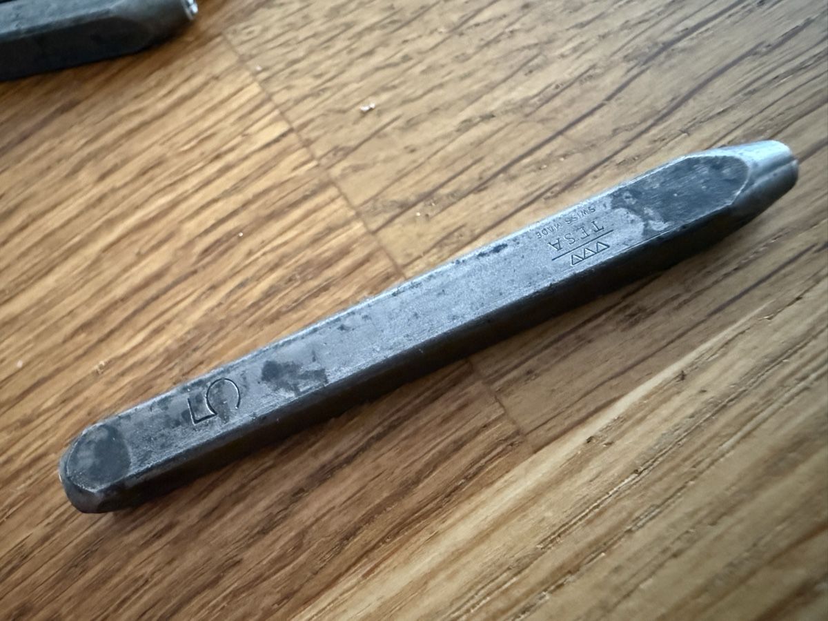 Stempel: Stempelset Zahlen TESA Schlagstempel  – Gebraucht aus Goldach von Donpancho 4