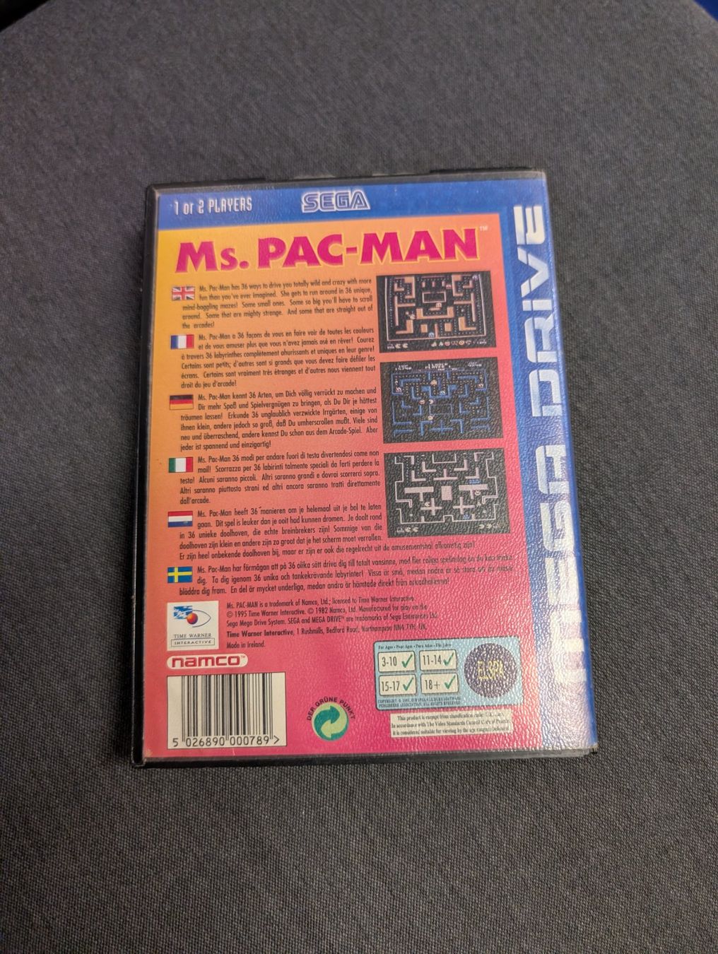 Spiele: Ms. pac man Sega Mega Drive – Gebraucht aus Giubiasco von Ticinerd 1