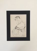 Gustav Klimt      "Studie II um 1910"  DRUCK