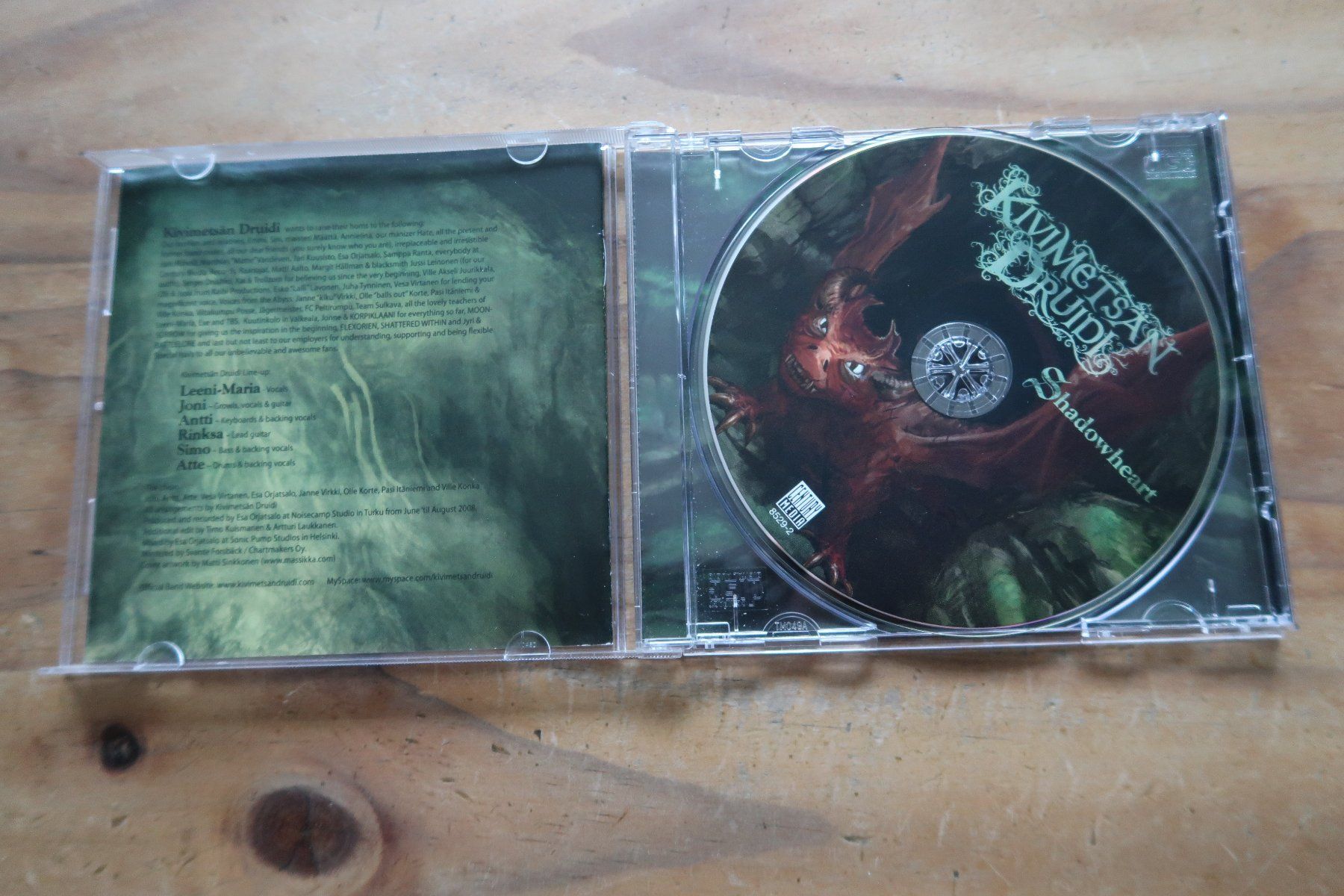 CD: KIVIMETSAN DRUIDI - SHADOWHEART - CD – Usato da Basel venduto da Patiscat 3
