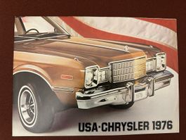 1976 Chrysler Prospekt. Alle Typen.