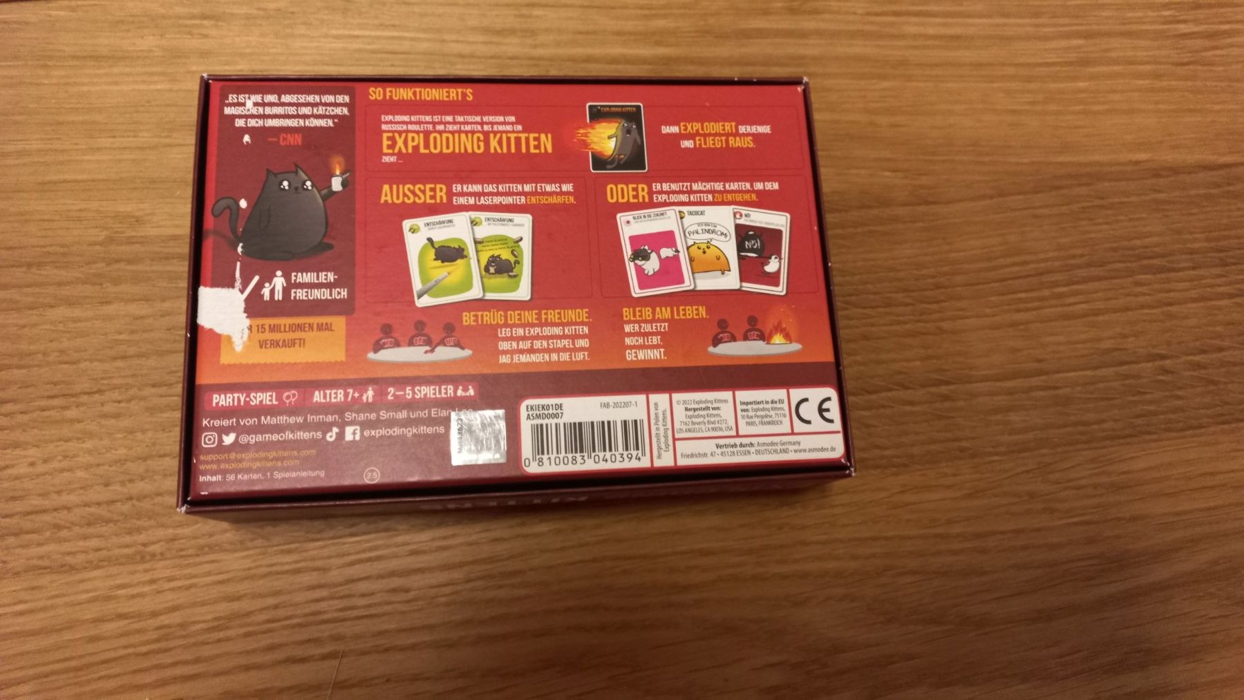 Giochi: Exploding Kittens Originale Edition Kartenspiel – Usato da Luthern venduto da JanK_ 1