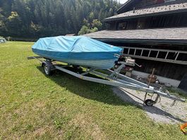Boot Abegglen 480 K mit Deck inkl. Huwyler Bootstrailer