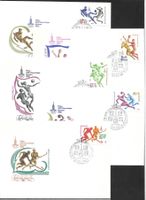 Sowjetunion 5 FDC Serie 4856-4860 Olymp. Spiele ET 20.6.1979
