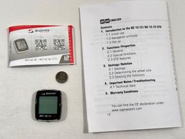 Sigma BC 12.12 STS Velocomputer + Batterie NEU 2609