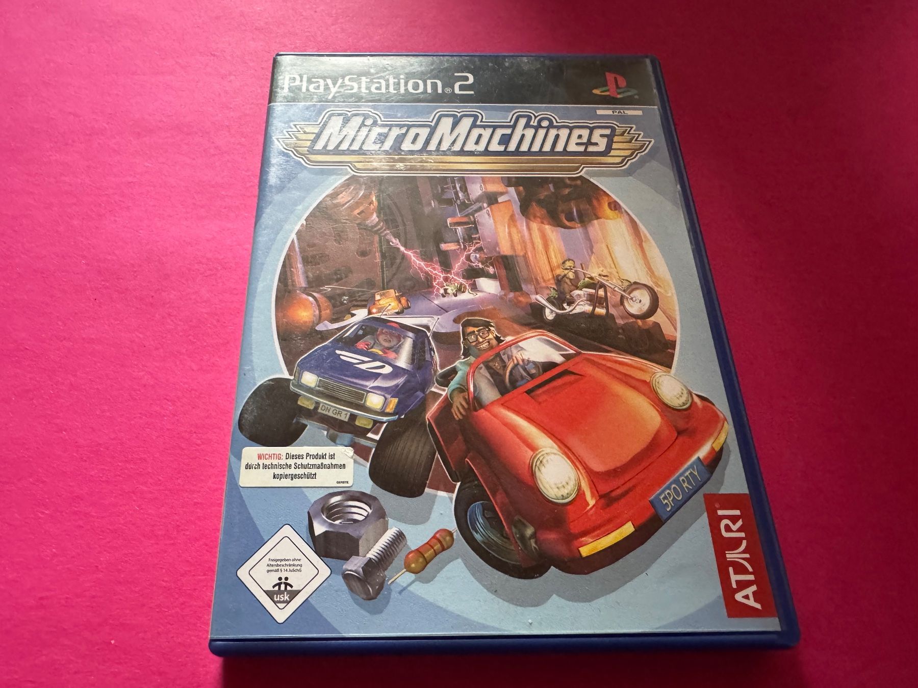Sony Giochi: MICRO MACHINES SPIEL FÜR PS2 – Usato da Hägendorf venduto da Briansgameshop