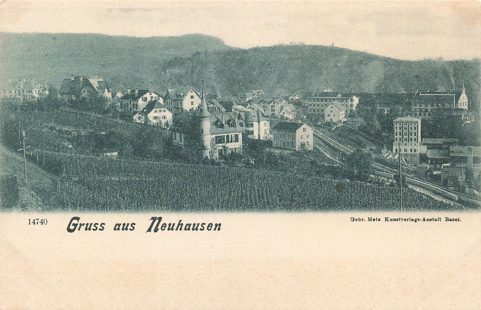 Ansichtskarten: Neuhausen – Gebraucht aus Biasca von Blenio71