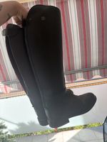 Schwarze Reitstiefel, Grösse 4,  für den Stall!
