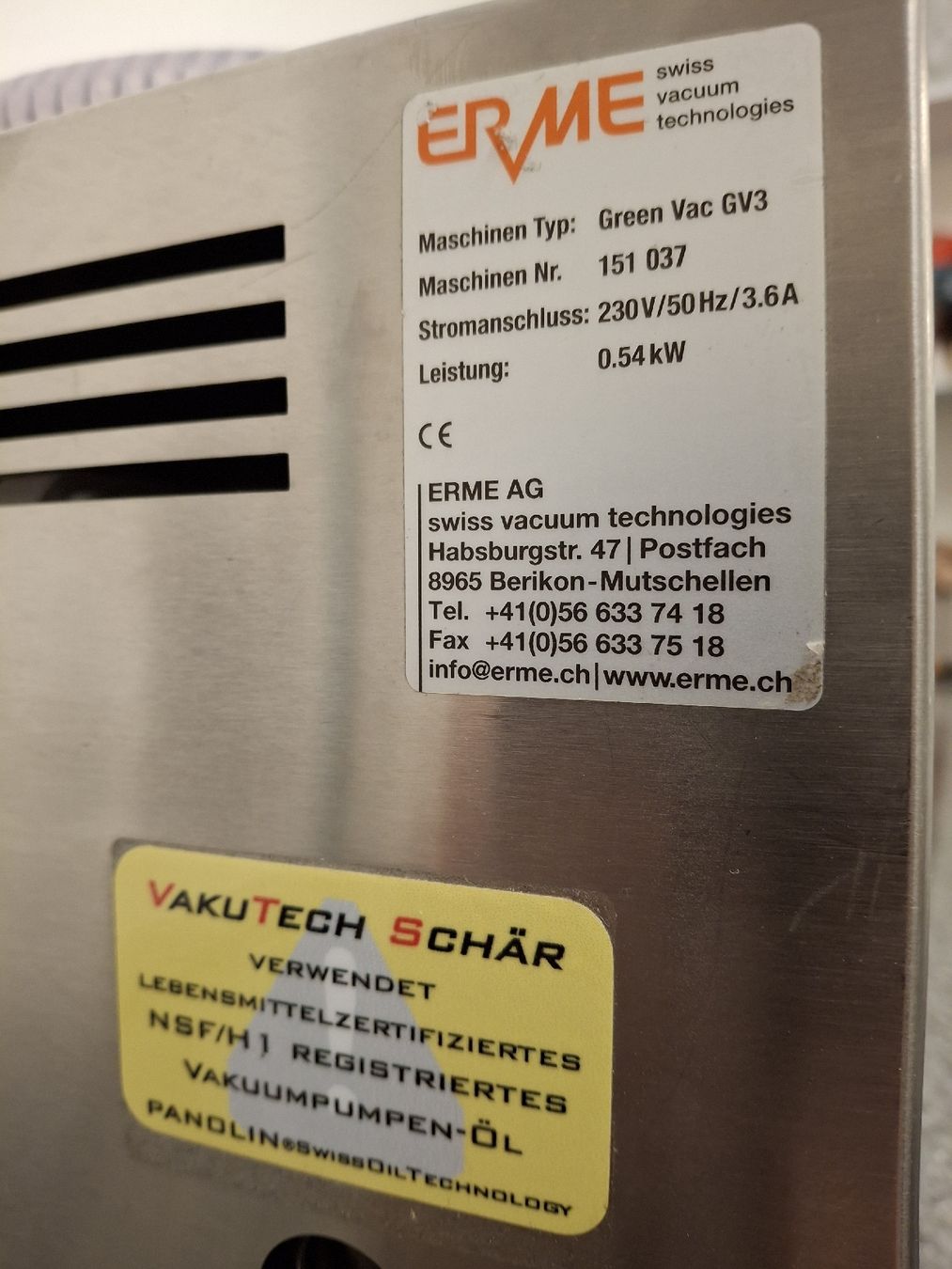 Elettrodomestici da cucina: Green Vac Gerät – Usato da Bern venduto da Sahlenweidli 5