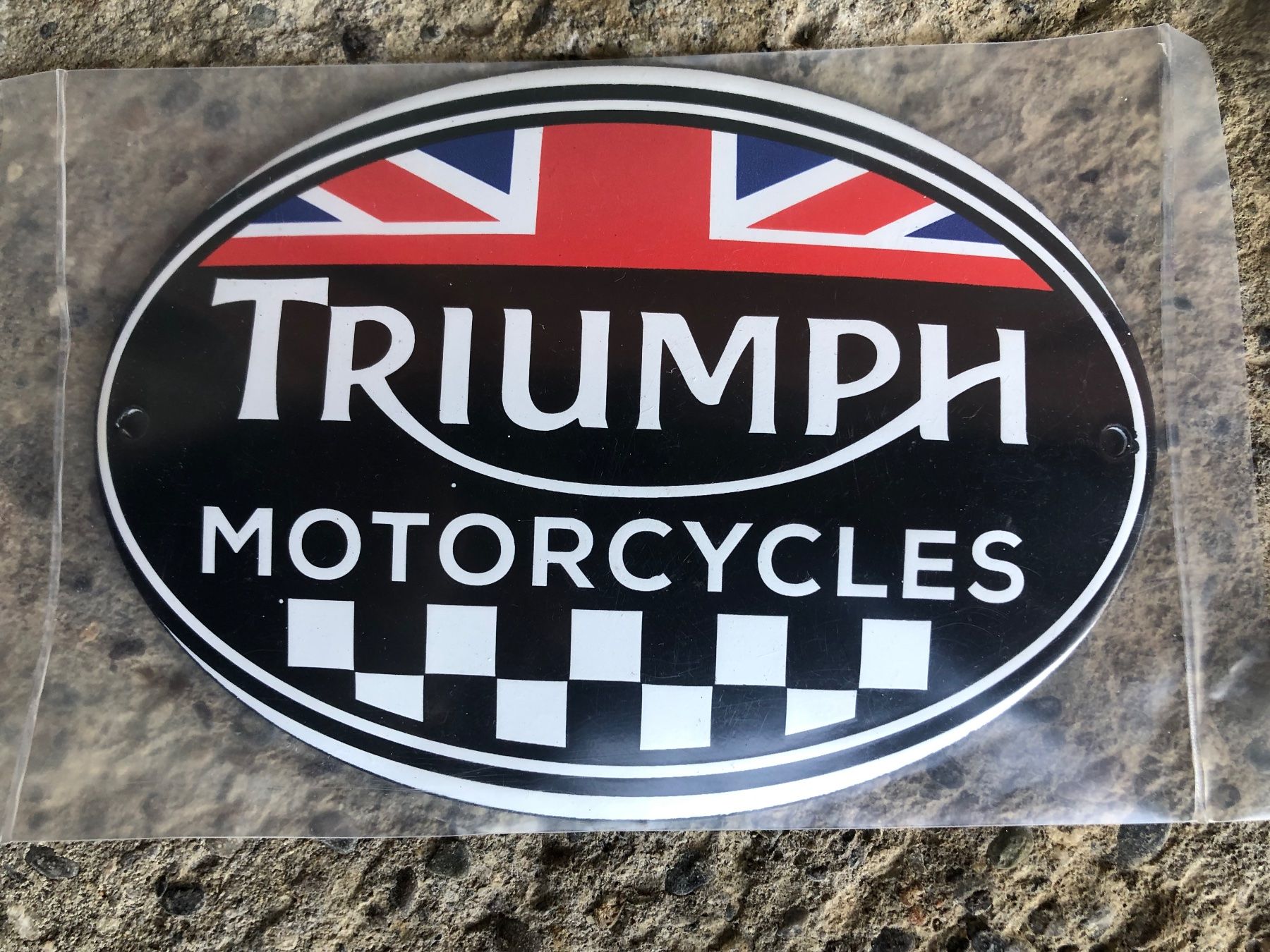 Insegne: Triumph motorcycle gb motorrad 2 rad – Nuovo e nell'imballaggio originale da Reinach AG venduto da rares75
