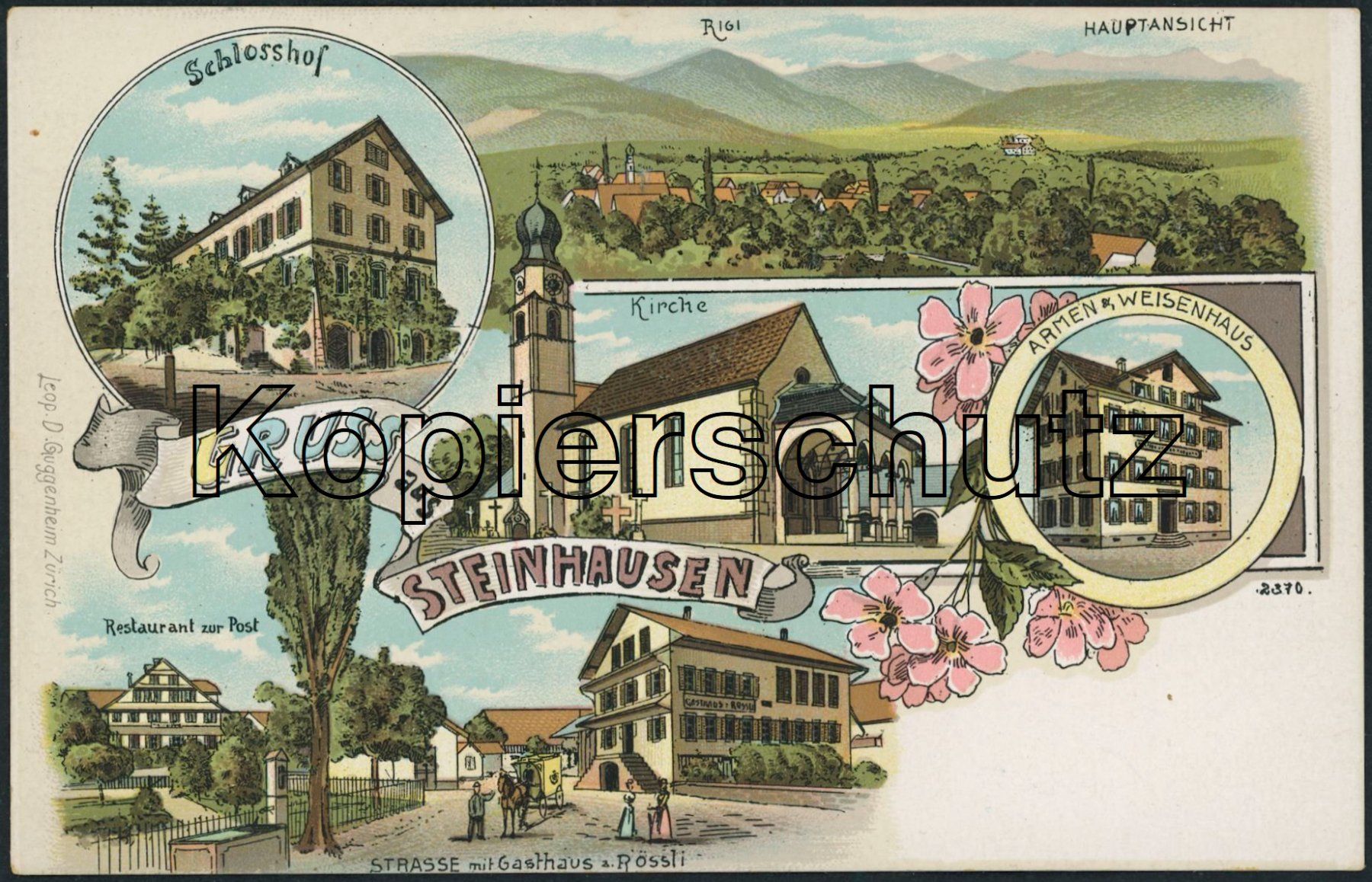 Cartoline postali: ZG Steinhausen - Litho – Nuovo (secondo la descrizione) da Schindellegi venduto da leecollect
