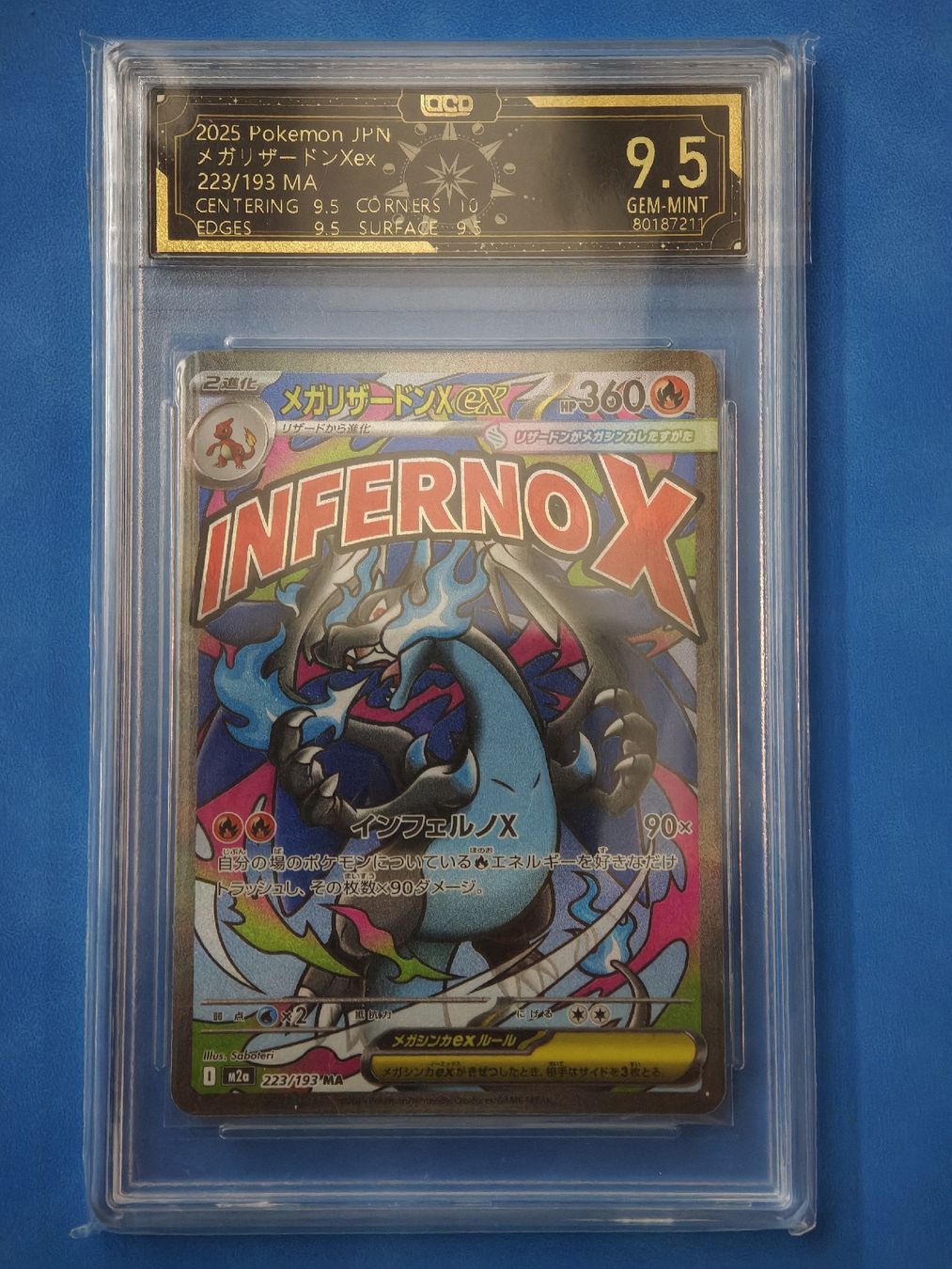 Pokémon Carte collezionabili: OCD 9.5 Gem Mint Mega Charizard X EX 223/193 MA – Nuovo (secondo la descrizione) da Bergdietikon venduto da Marshmallowa