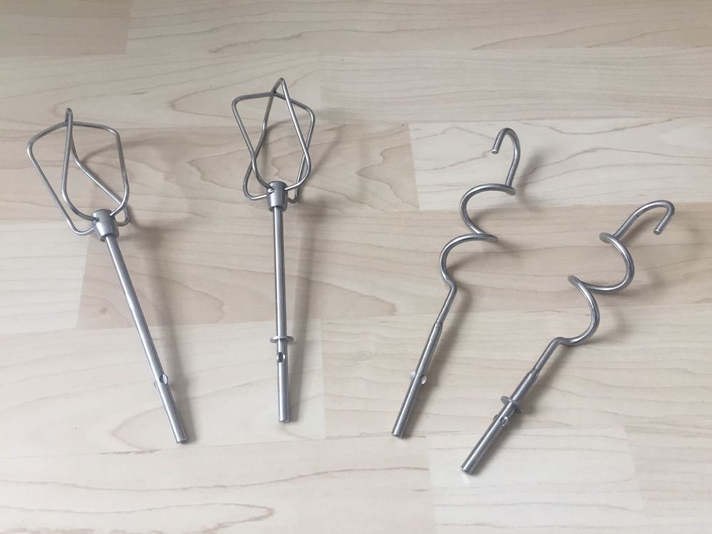 Cabilock Mixer-Aufsätze Edelstahl - Knethaken & Eigelbtrenner Für Handmixer