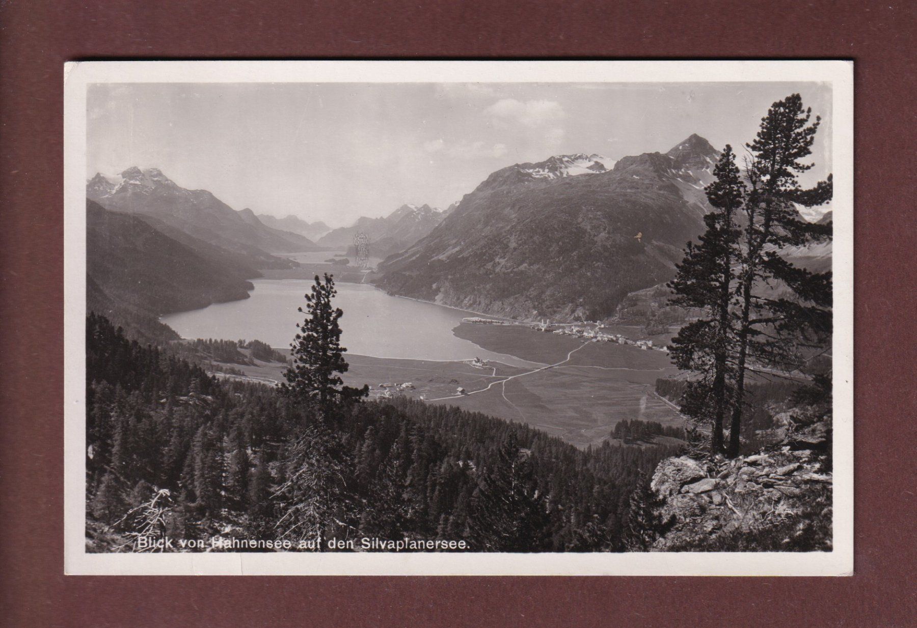 Ansichtskarten: HAHNENSEE - Silvaplanersee - 1941 – Gebraucht aus Pully von nicecards-shop