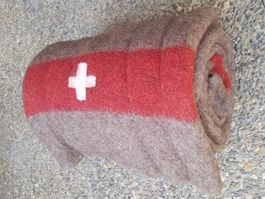 alte Militär Decke 🇨🇭 Schweizer Armee Wolldecke 1958 🇨🇭