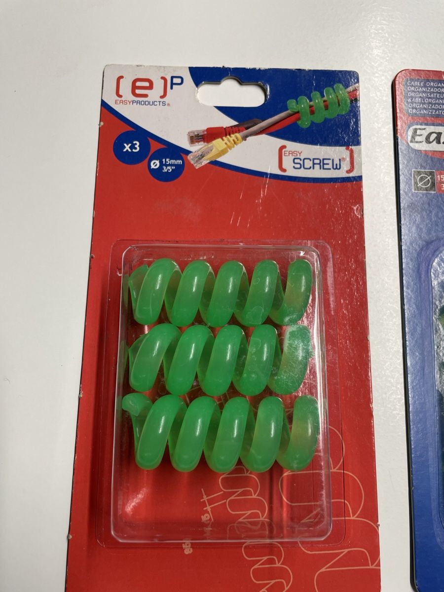 Cavi: Lot de 2 Easy Screw range-câbles vert, 15mm, neuf bureau – Nuovo e nell'imballaggio originale da Denges venduto da Ricautomotive 1