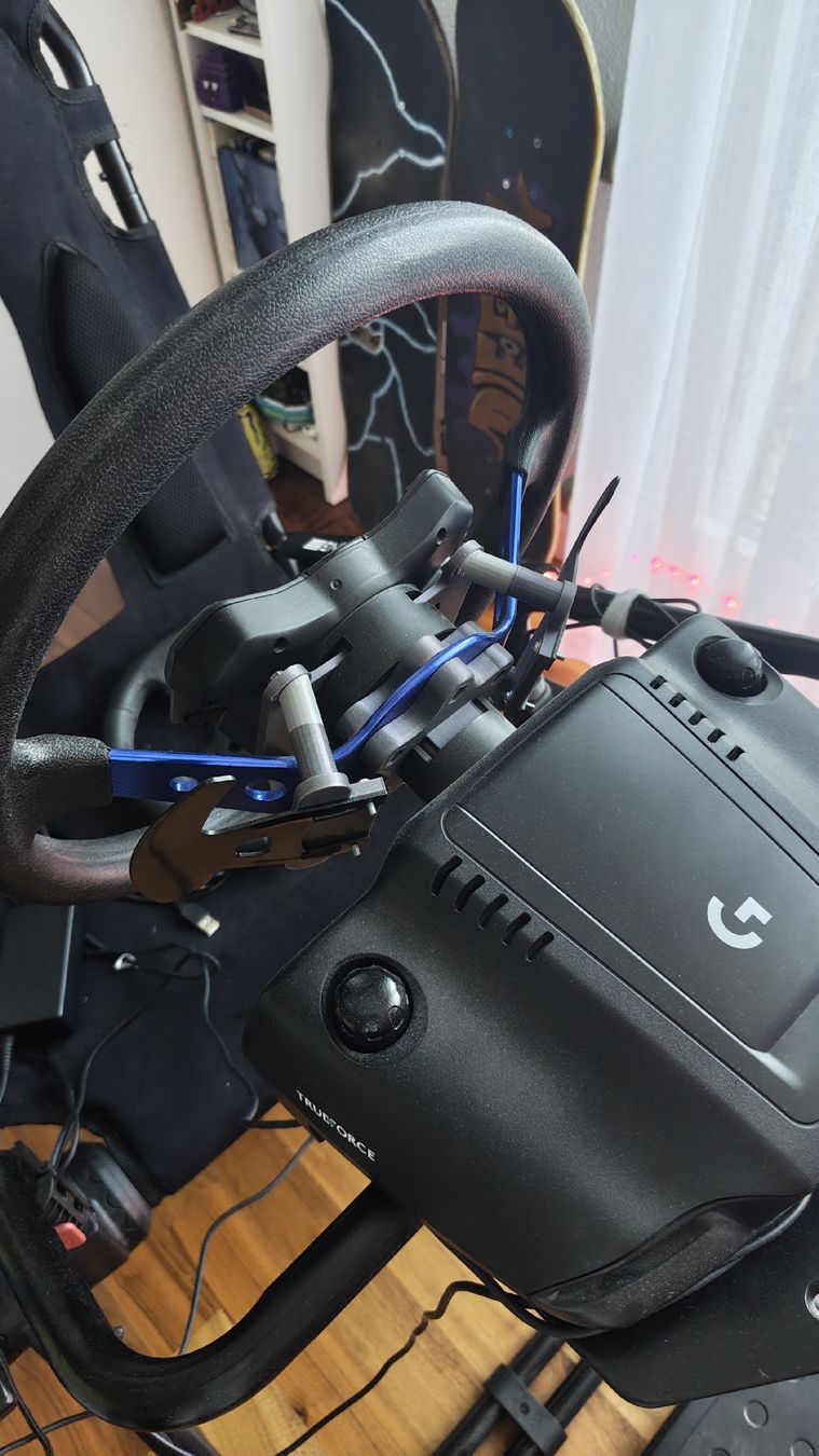 Logitech Controller: Next Level Racing Simrig + Logitech G923/Shifter modifiziert – Usato da Rümlang venduto da Karibik8 5