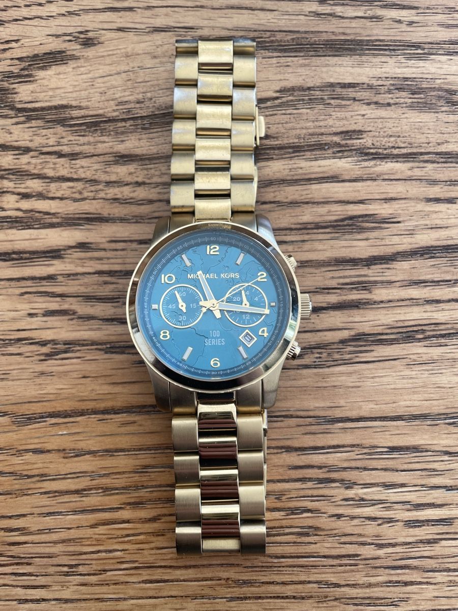 Michael Kors Orologi: Uhr MICHAEL KORS gold / türkis – Difettoso da Bottmingen venduto da Leela2 1