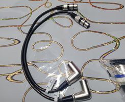 2x XLR-Stecker-Audiokabel 90 Grad - Câbles audio mâle XLR