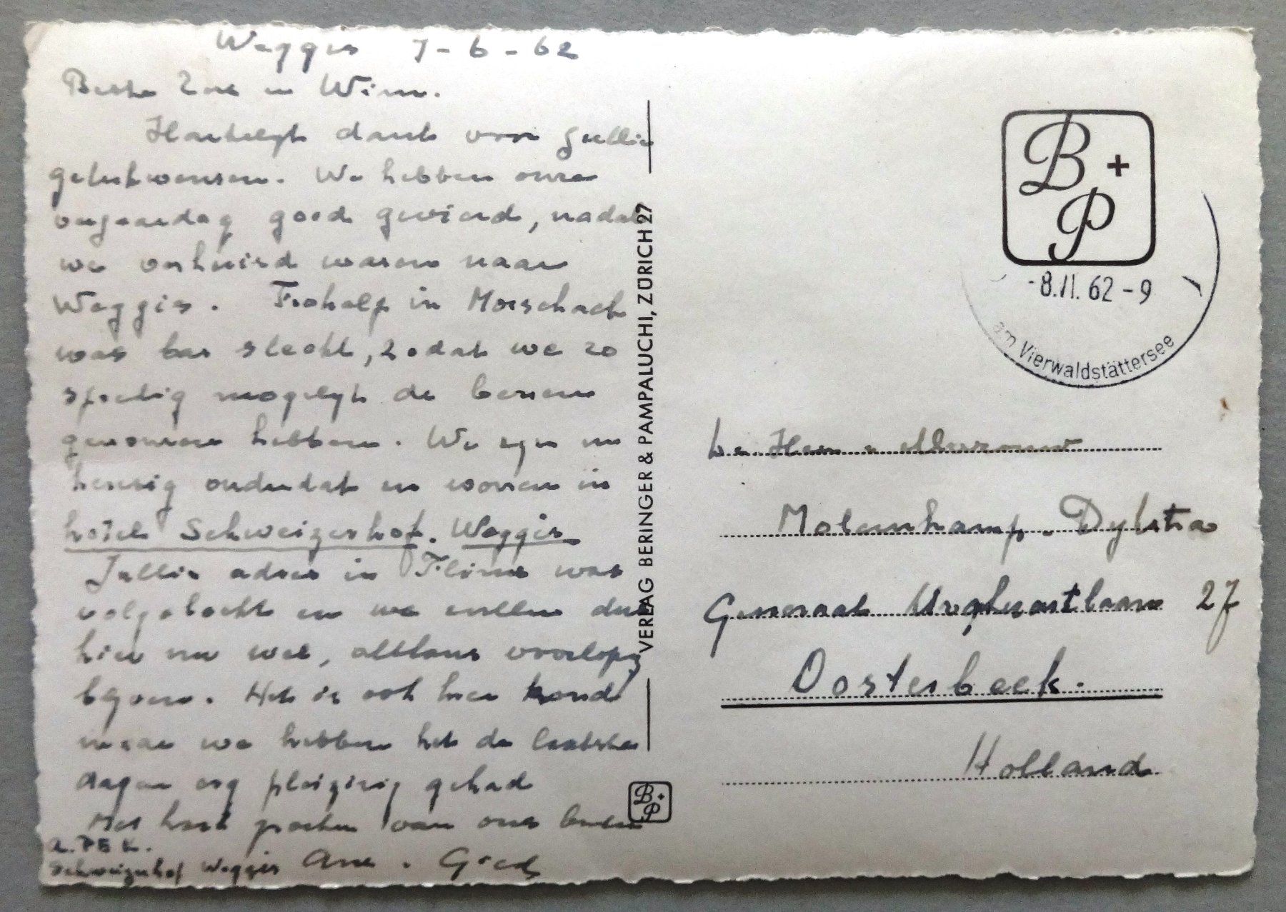 Cartoline postali: Am Vierwaldstättersee, Pilatus – Difettoso da Fétigny venduto da Billy2miny 1