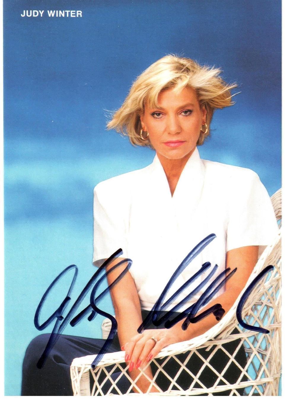 Autografi: JUDY WINTER - ORIGINAL AUTOGRAMM – Usato da Basel venduto da verano1000