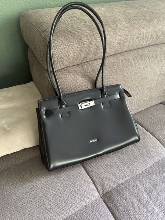Elegante PICARD Handtasche, schwarz, neuwertig, Top Zustand