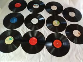 11 Schallplatten Sammlung Rock Pop Guter Zustand ohne Cover