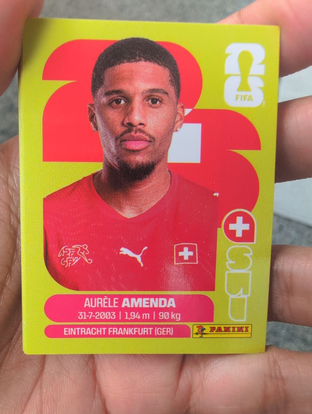 Panini Carte collezionabili: Aurèle Amenda SUI 7 – Nuovo e nell'imballaggio originale da Lausanne venduto da KarolyneBaiao