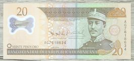 République Dominicaine 20 pesos Polymer UNC