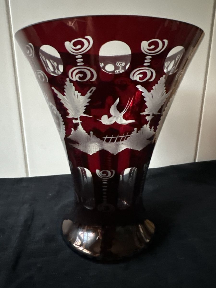 Vasi & Recipienti: Kristall- Vase,  Boemia Glass – Usato da Zürich venduto da Chaeffeler 2
