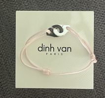 Bracelet dinh van cordon rose argent neuf