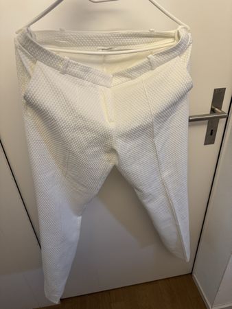 Sommerliche, weisse Hose von Promod, Gr. 40, Top Zustand