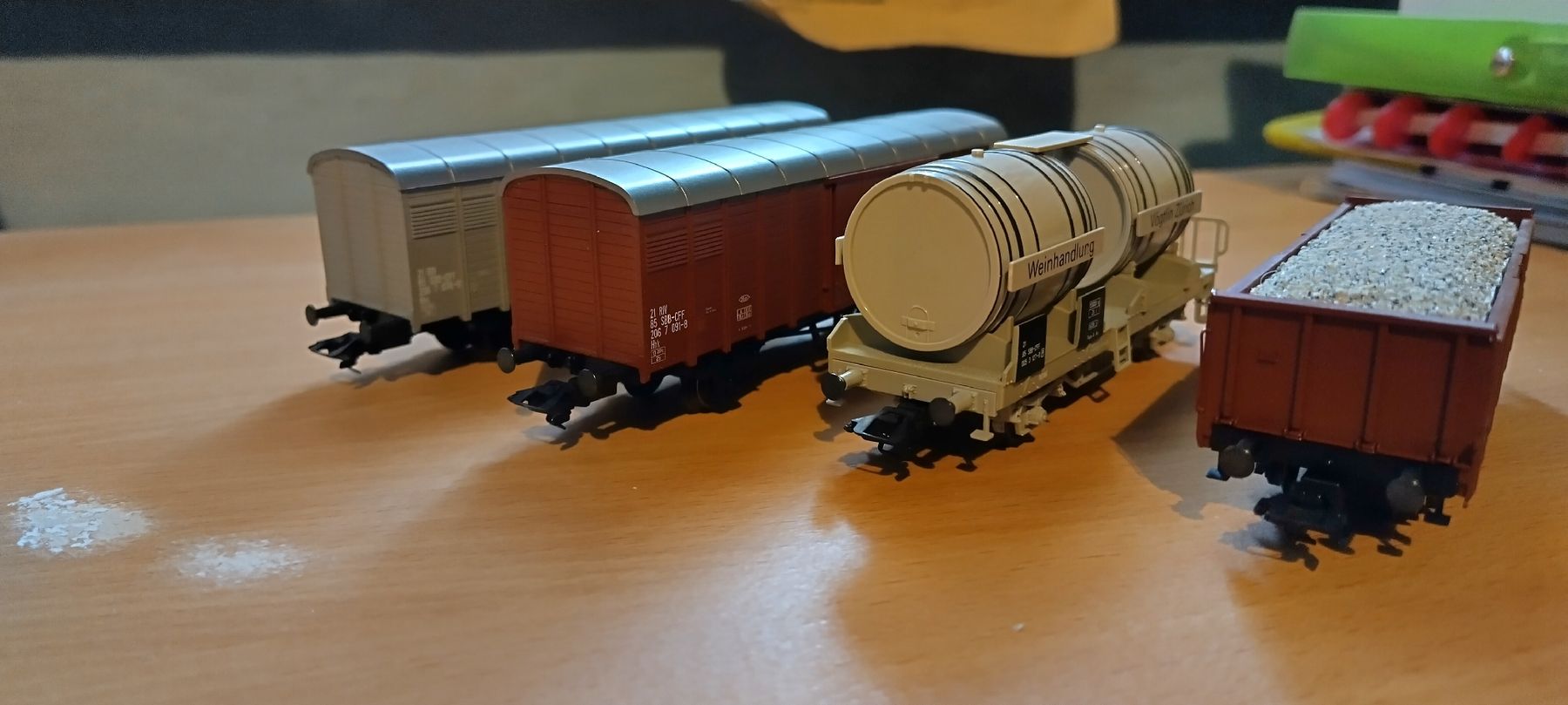 Märklin Modellini di ferrovie: Güterwagen Märklin aus Statset 29510 – Usato da Chiasso venduto da ste_29bl 4