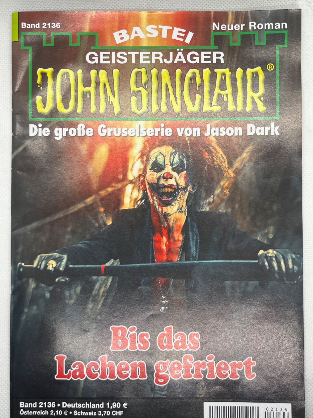 Libri: John Sinclair 2136 Bis das Lachen gefriert 1. Auflage – Usato da Hinterkappelen venduto da Kim1992